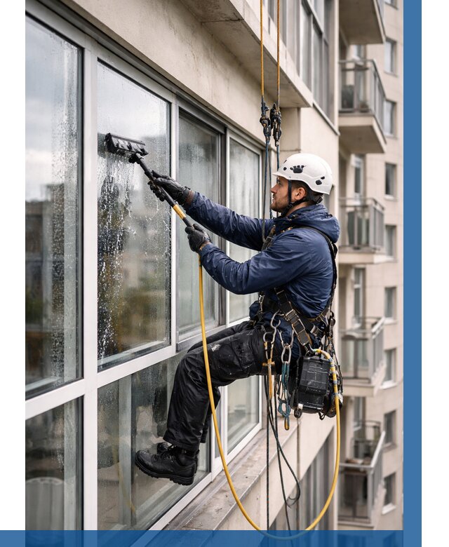 Мойка балконного остекления в Зеленокумске от 3564 р. | ВЫСОТНИК-Злм