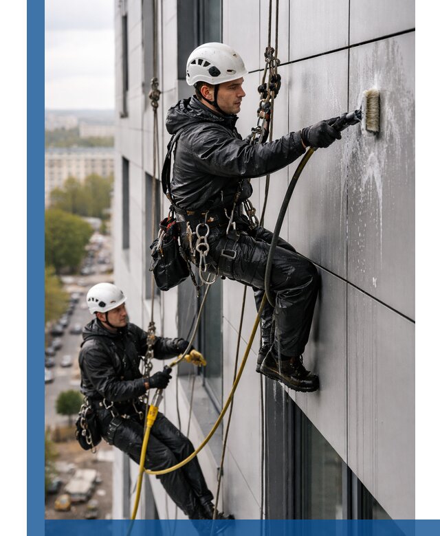Профессиональная мойка фасада из композита в Зеленокумске