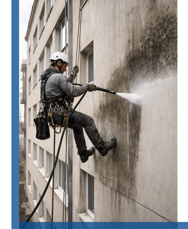 Профессиональная очистка фасадов от плесени в Зеленокумске