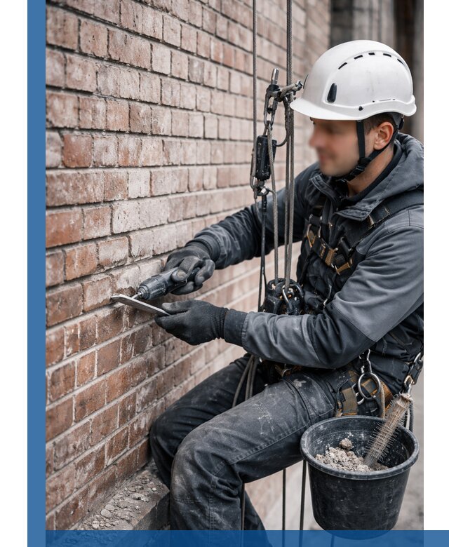 Расшивка кирпичных швов фасадов и стен, ремонт в Зеленокумске