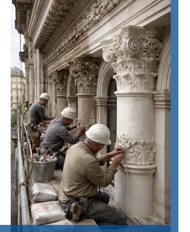 Реставрация фасадной лепнины в Зеленокумске от 2546 р. | ВЫСОТНИК-Злм