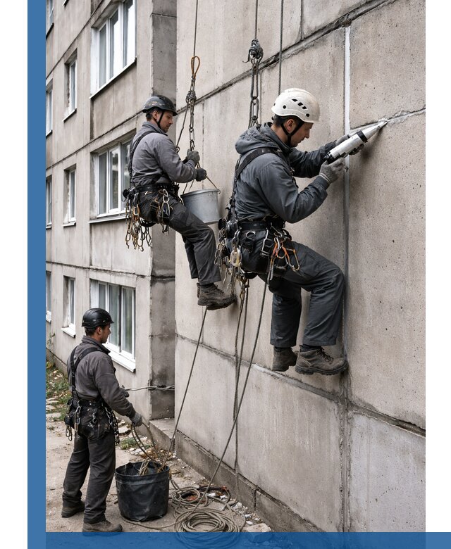 Герметизация межпанельных швов в Зеленокумске с гарантией герметичности