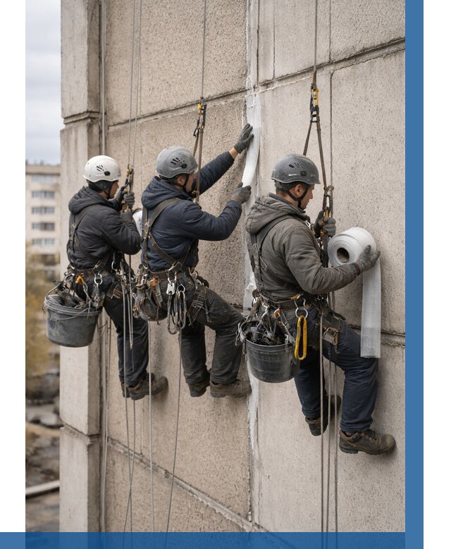 Ремонт межпанельных швов в Зеленокумске от 764 р. | ВЫСОТНИК-Злм