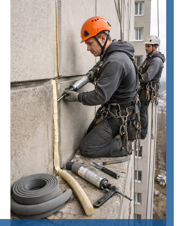 Теплый шов межпанельные швы в Зеленокумске от 713 р. | ВЫСОТНИК-Злм