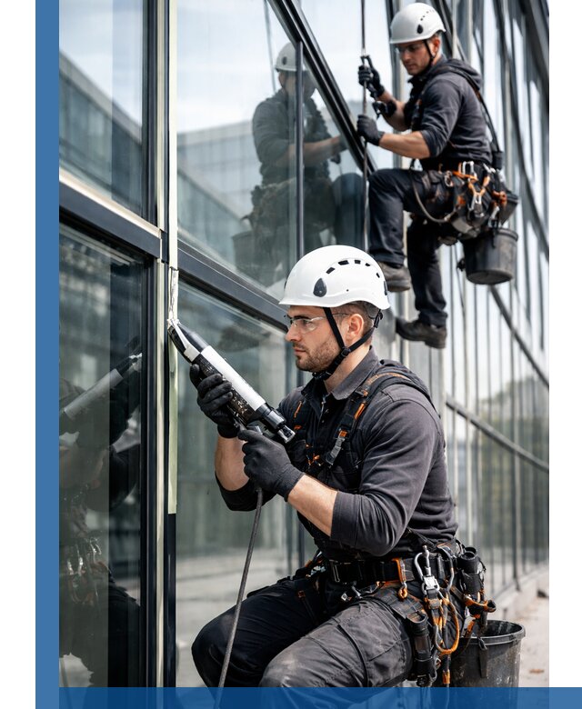 Герметизация витражных швов в Зеленокумске для зданий и фасадов