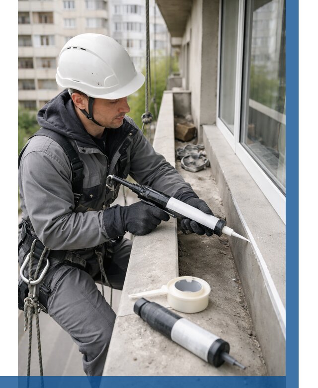 Герметизация швов лоджии в Зеленокумске от 4582 р. | ВЫСОТНИК-Злм