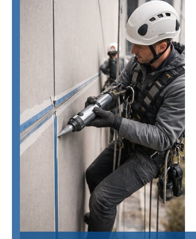 Герметизация стыков фасадных панелей в Зеленокумске качественно и быстро