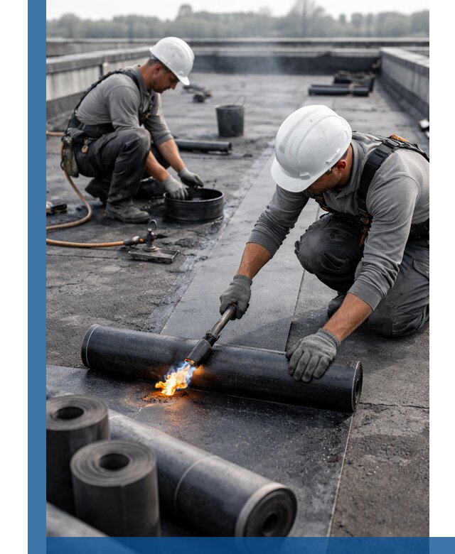 Ремонт рулонной кровли в Зеленокумске герметизация и восстановление