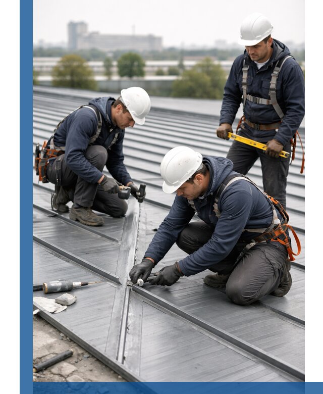 Ремонт фальцевой кровли в Зеленокумске срочно и качественно