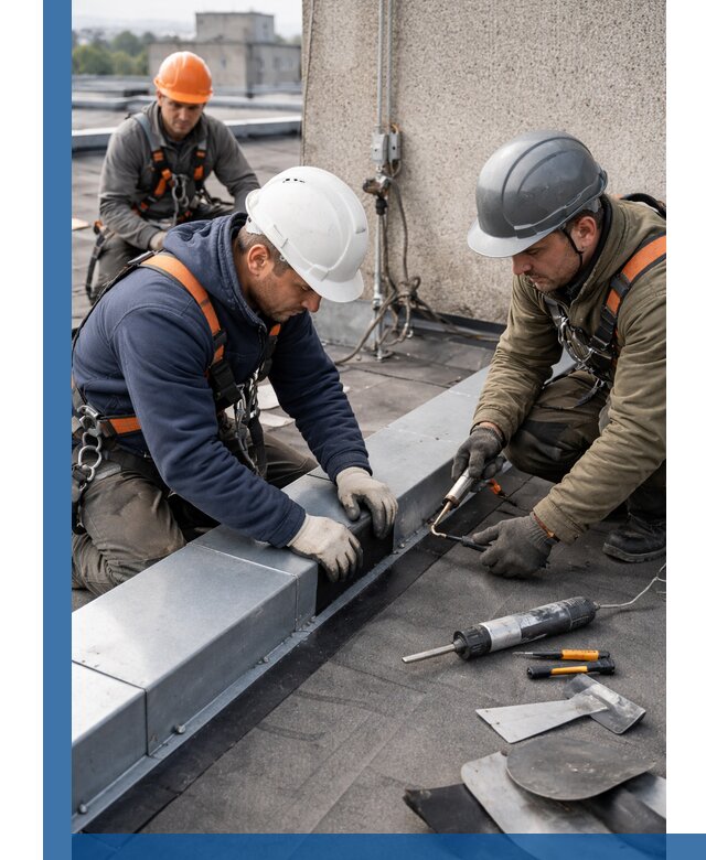 Ремонт кровельных примыканий в Зеленокумске профессионально