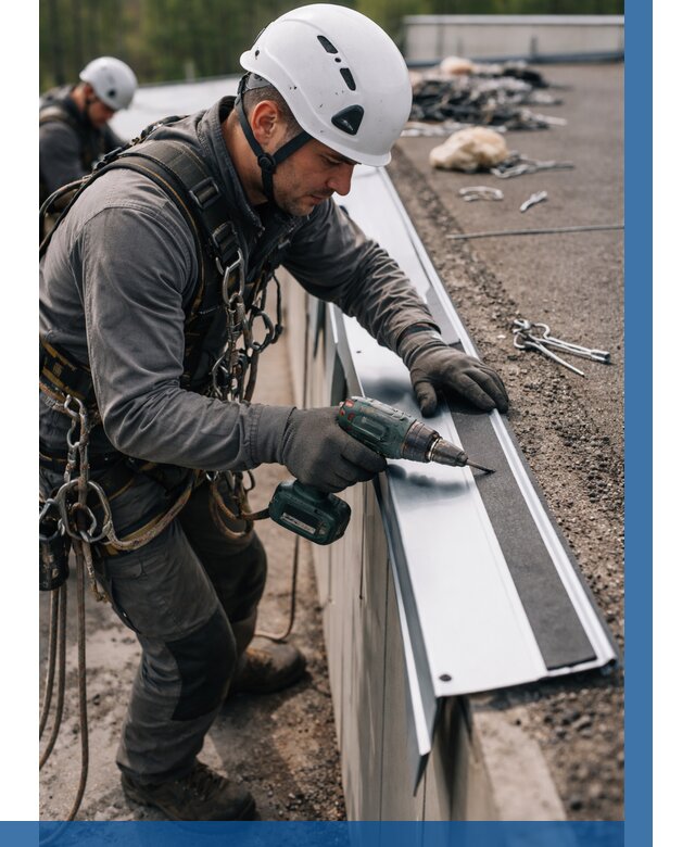 Монтаж капельника на кровле в Зеленокумске от 305 р. | ВЫСОТНИК-Злм