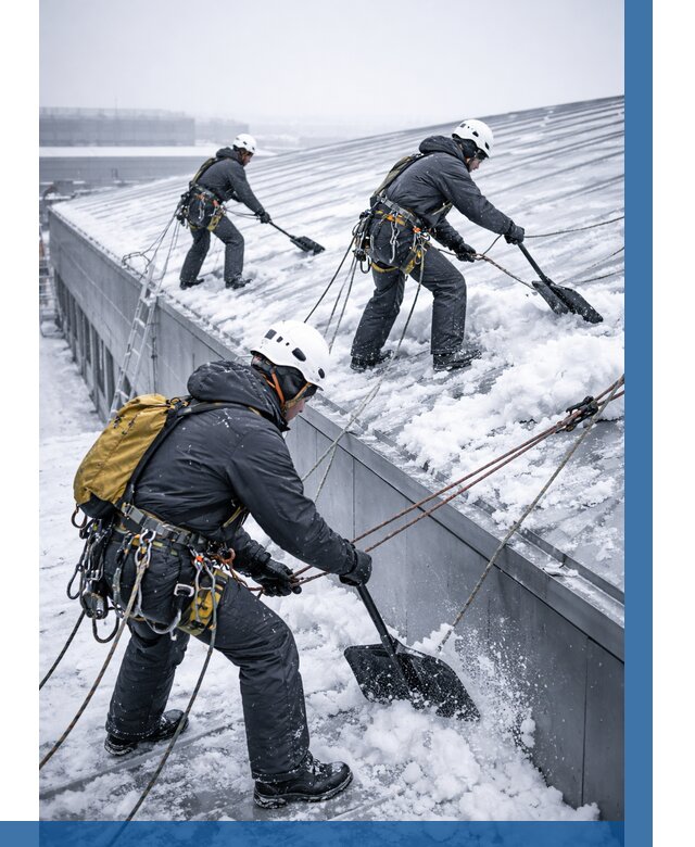 Очистка навесов от снега в Зеленокумске от 4582 р. | ВЫСОТНИК-Злм