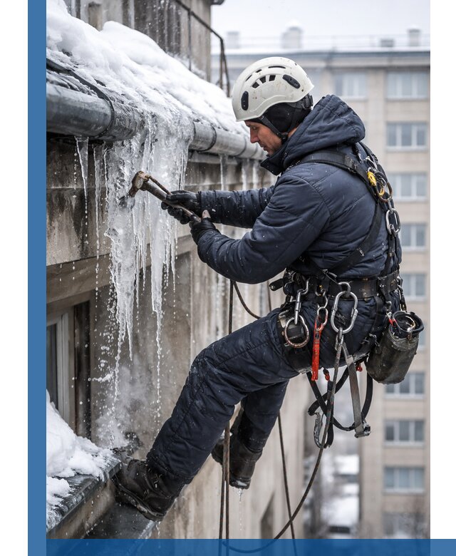 Удаление наледи и чистка водостоков в Зеленокумске оперативно и безопасно