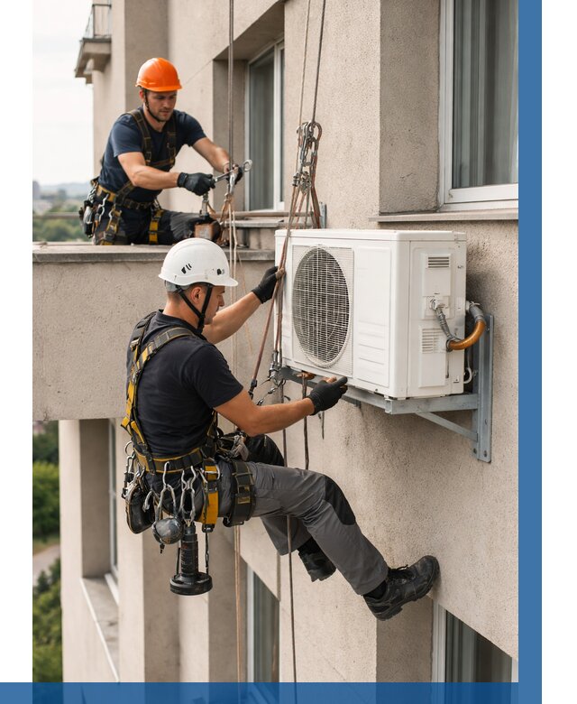 Монтаж внешнего блока кондиционера в Зеленокумске от 6618 р. | ВЫСОТНИК-Злм