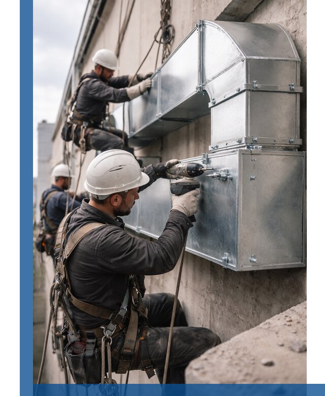 Профессиональный монтаж вентиляционных коробов в Зеленокумске под ключ