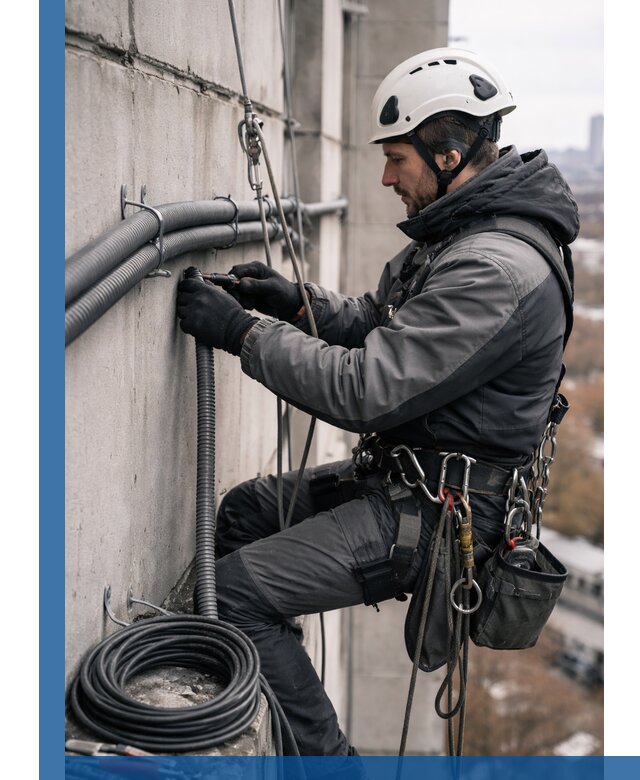 Профессиональный монтаж гофры для кабеля в Зеленокумске с гарантией