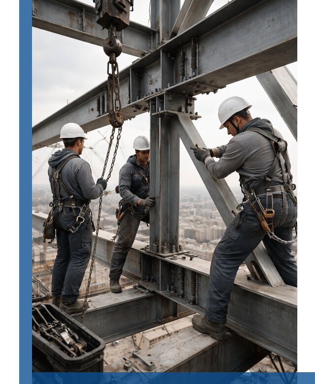 Профессиональный монтаж металлоконструкций на высоте в Зеленокумске