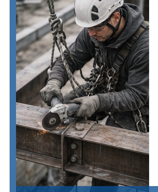 Резка металла на высоте в Зеленокумске для зданий и конструкций