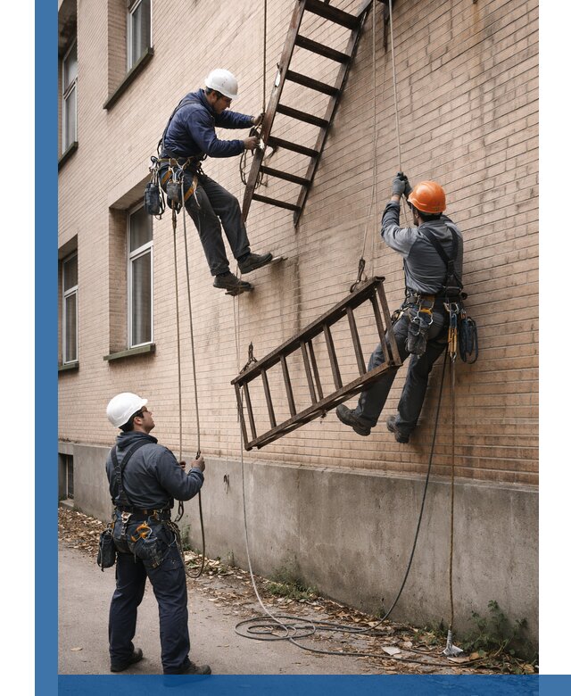 Демонтаж пожарной лестницы в Зеленокумске быстро и безопасно