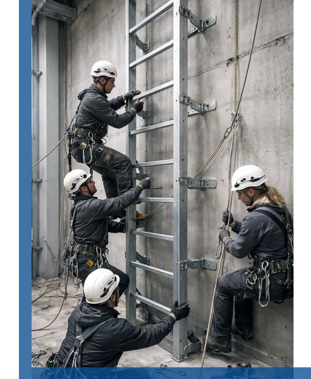 Монтаж металлических лестниц в Зеленокумске под ключ со гарантией