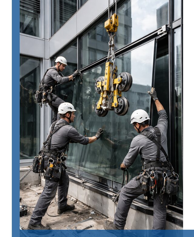 Структурное остекление фасадов в Зеленокумске монтаж и обслуживание