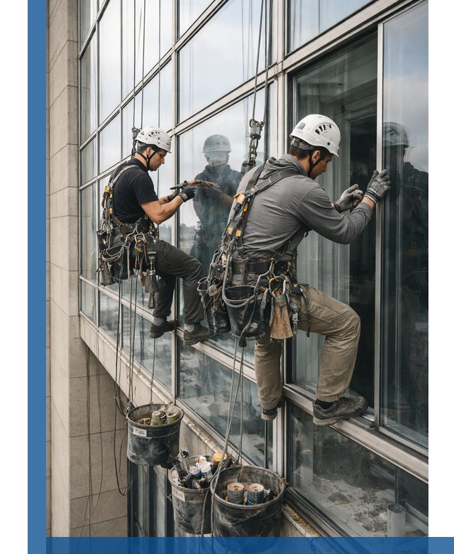 Ремонт витражных конструкций и фасадного остекления в Зеленокумске