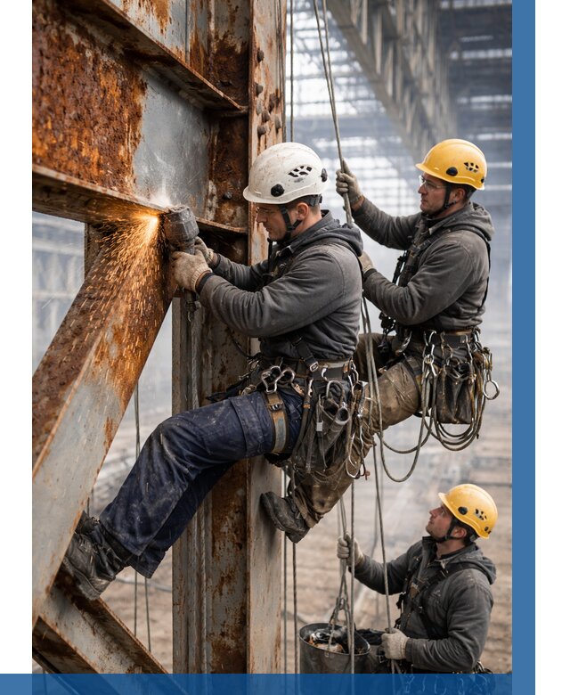 Зачистка металла от ржавчины в Зеленокумске от 356 р. | ВЫСОТНИК-Злм