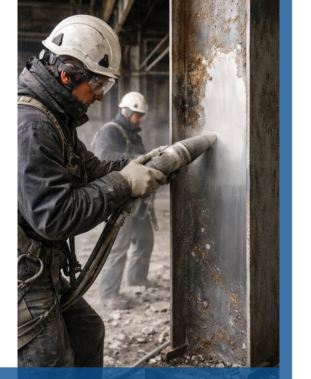 Удаление старой краски с металла в Зеленокумске от 458 р. | ВЫСОТНИК-Злм