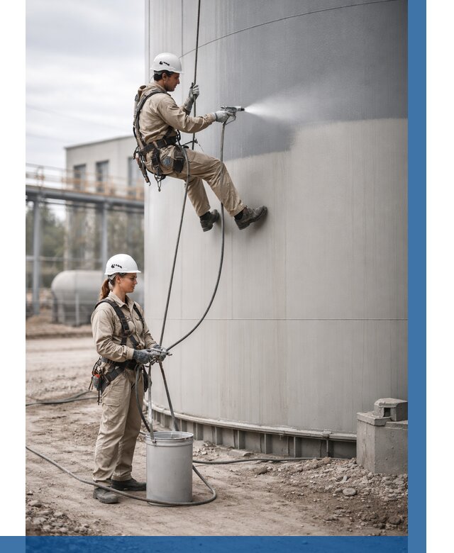 Покраска резервуаров в Зеленокумске от 1222 р. | ВЫСОТНИК-Злм — заказать