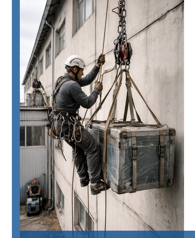 Подъем грузов на высоту в Зеленокумске для промышленных объектов