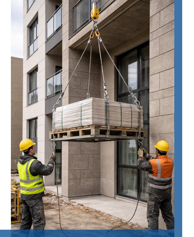 Подъем керамогранита на этаж в Зеленокумске от 3564 р. | ВЫСОТНИК-Злм