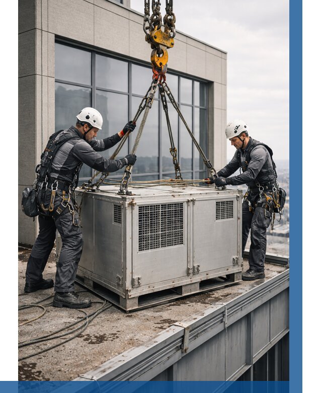 Такелажные работы на высоте в Зеленокумске от 8146 р. | ВЫСОТНИК-Злм