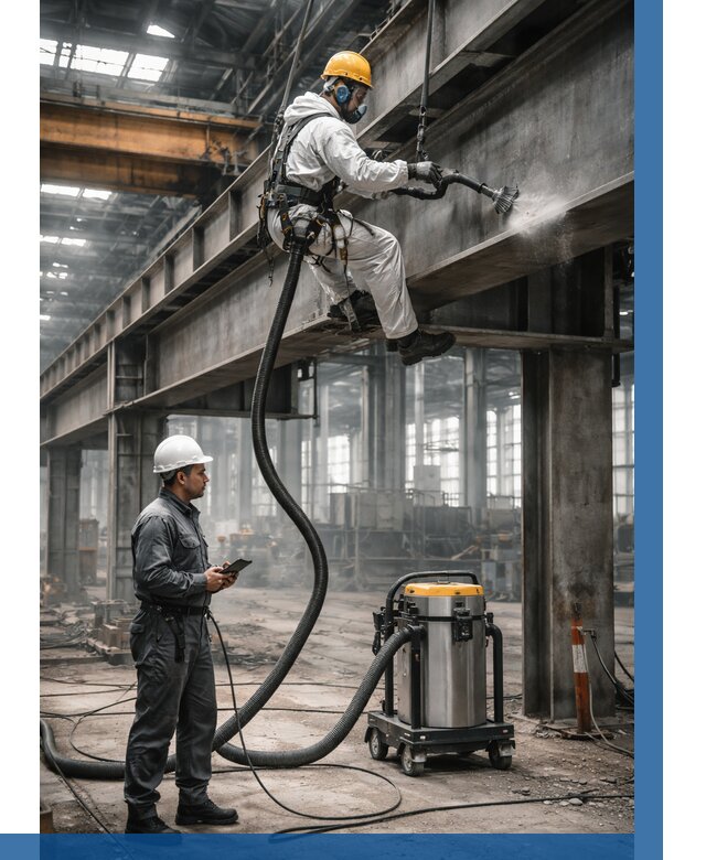 Обеспыливание конструкций в цехе в Зеленокумске от 4276 р. | ВЫСОТНИК-Злм