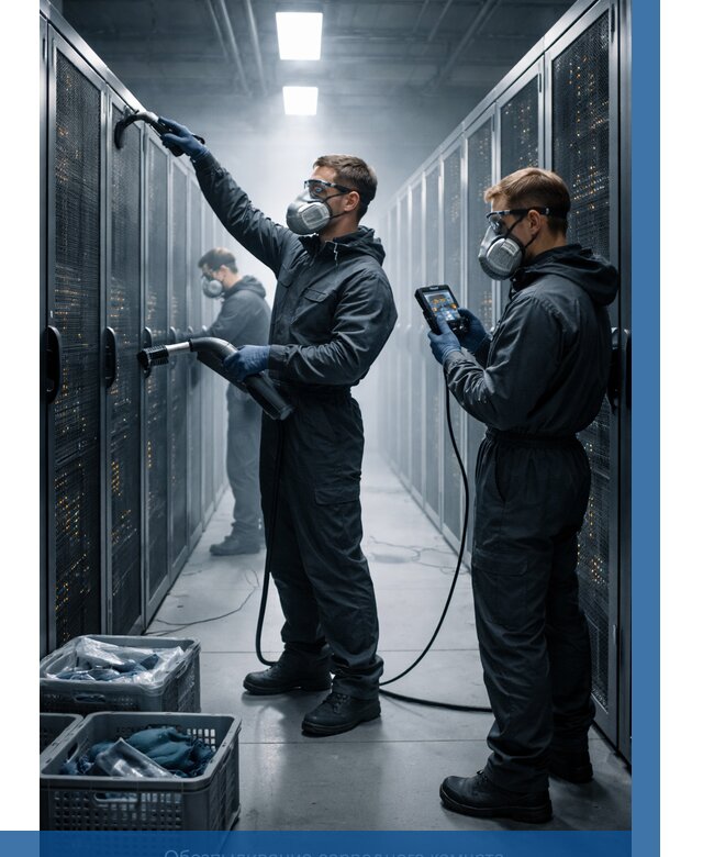 Обеспыливание серверной комнаты в Зеленокумске от 4582 р. | ВЫСОТНИК-Злм