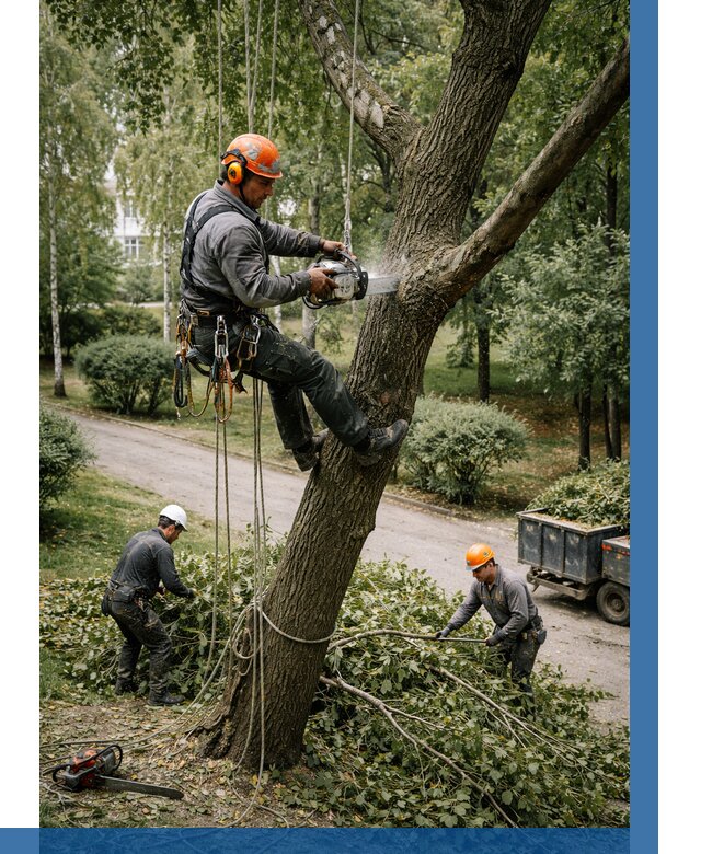 Кронирование деревьев в Зеленокумске от 6618 р. | ВЫСОТНИК-Злм