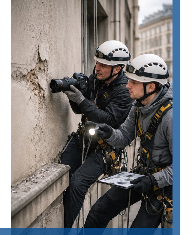 Фотофиксация дефектов фасада в Зеленокумске от 4582 р. | ВЫСОТНИК-Злм