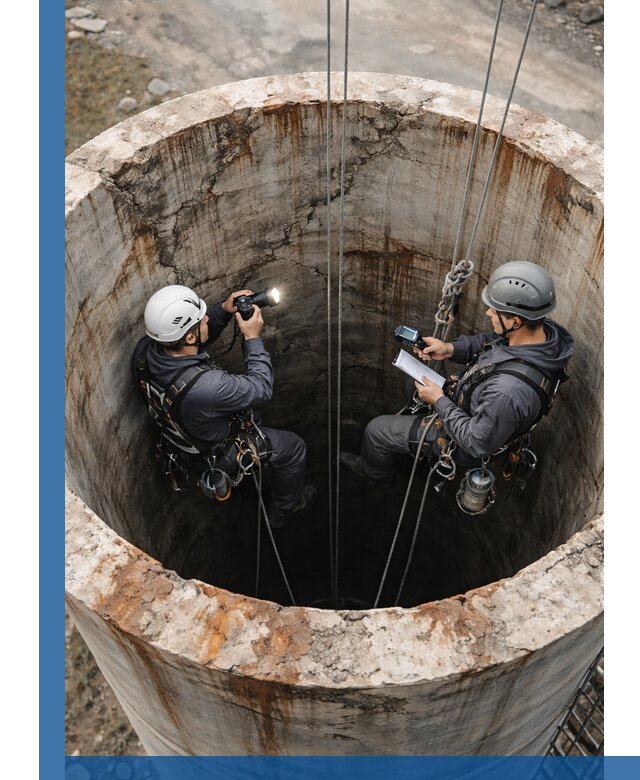 Обследование дымовой трубы: диагностика и оценка состояния в Зеленокумске