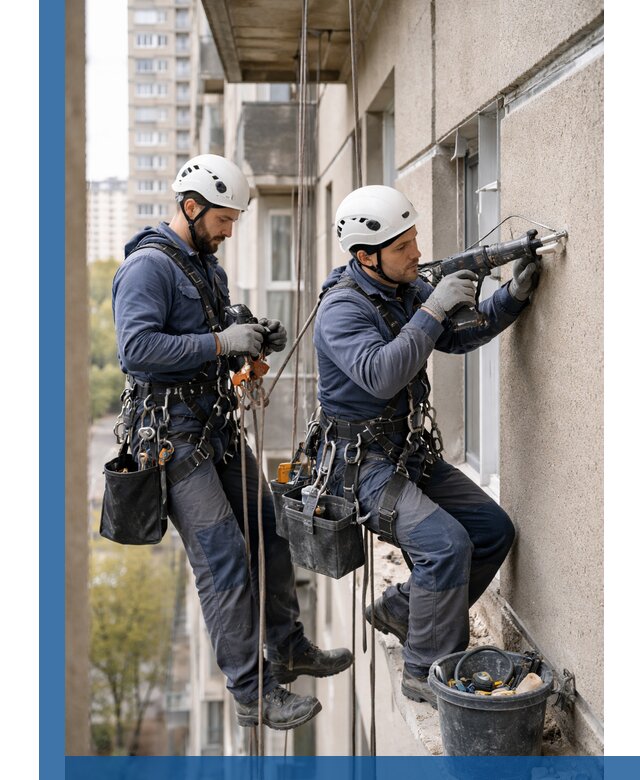 Промышленные альпинисты высотные работы и монтаж в Зеленокумске